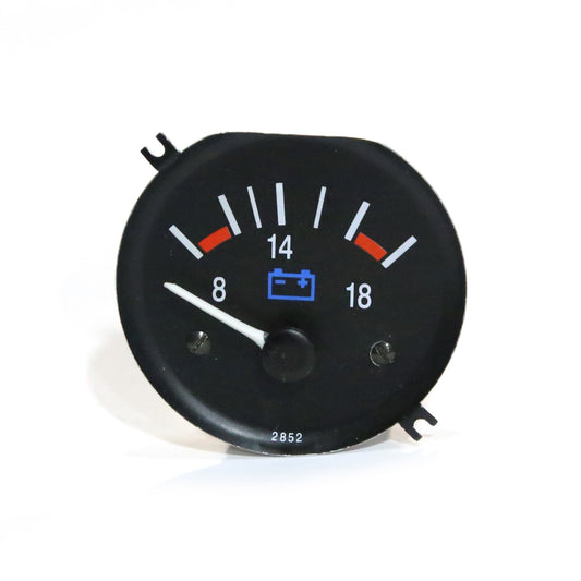 Voltmeter Gauge Black Face w/White Pointer 1987-1991 Jeep Wrangler YJ OMIX
