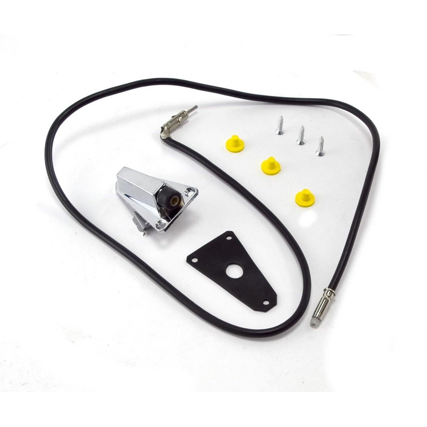 Antenna Base Chrome 1976-1983 CJ5 1976-1986 CJ7 1981-1986 CJ8 Scrambler And 1987-1995 Wrangler YJ OMIX