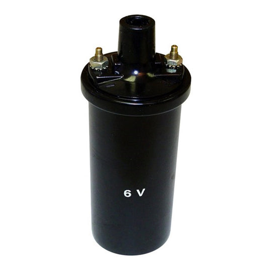 Ignition Coil 6V 1941-1945 MB/GPW 1945-1949 CJ2A 1948-1953 CJ3A 1953-1958 CJ3B 1955-1958 CJ5/CJ6 1946-1958 OMIX