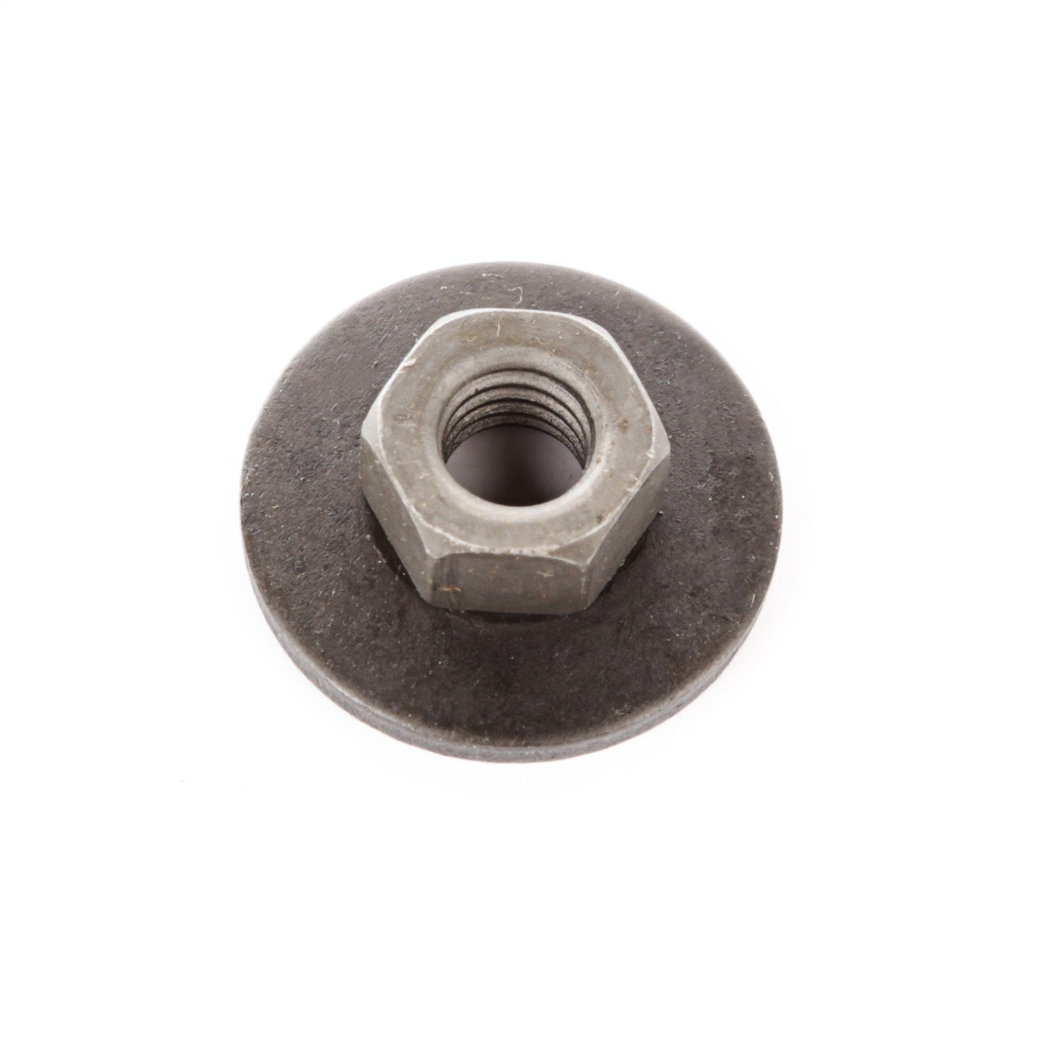 Hood Hinge Or Battery Tray Nut 5/16-18 w/Floating Washer 87-93 Cherokee XJ, 87-92 Comanche MJ, 84-91 Grand Wagoneer Sj, 84-86 CJ And 87-95 Wrangler YJ OMIX