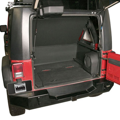 Deluxe Cargo Enclosure - 07-10 Wrangler JK Rear Seats Must Be Removed on 2-Door Models Black Products Tuffy Security-1