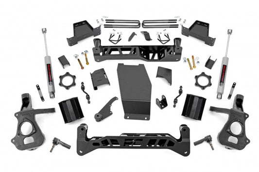 Rough Country 7 Inch Suspension Lift Kit Vertex 14-18 Silverado/Sierra 1500 4WD Rough Country