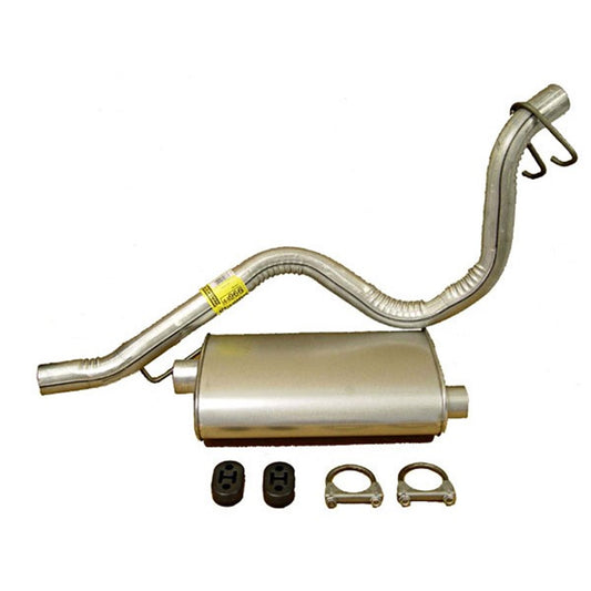 Muffler And Tailpipe Kit Includes Clamps/Hangers 1993-1995 Jeep Wrangler YJ OMIX