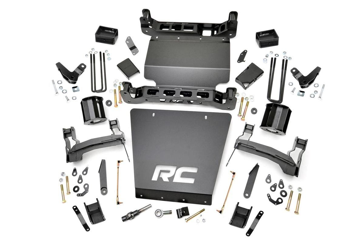 Rough Country 5 Inch GMC Suspension Lift Kit 14-16 Sierra 1500 Denal 4WD w/MagneRide Rough Country