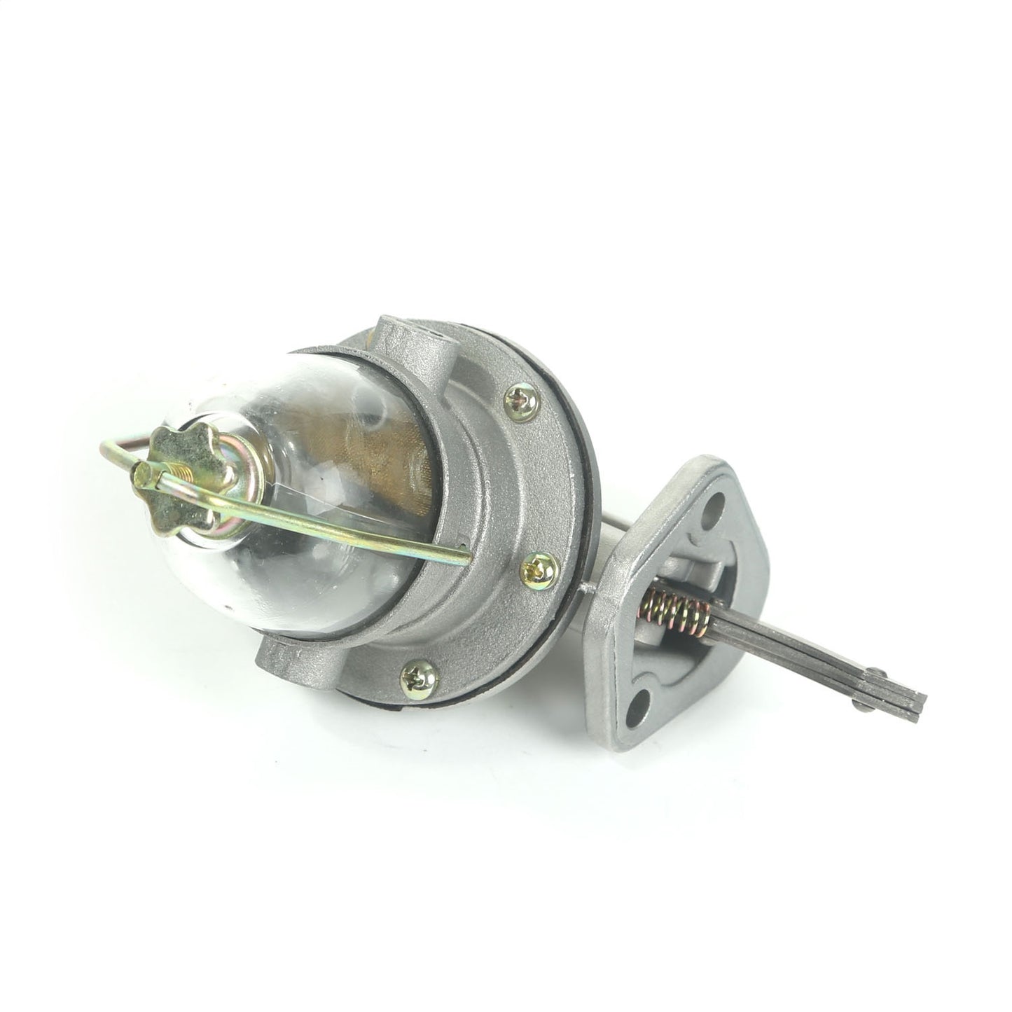 Fuel Pump Mechanical Glass Bowl w/o Vacuum Wipers Fits Willys L-Head And F-Head 134 Ci Engines On 41-45 MB/GPW, 46-49 CJ2A, 49-53 CJ3A OMIX