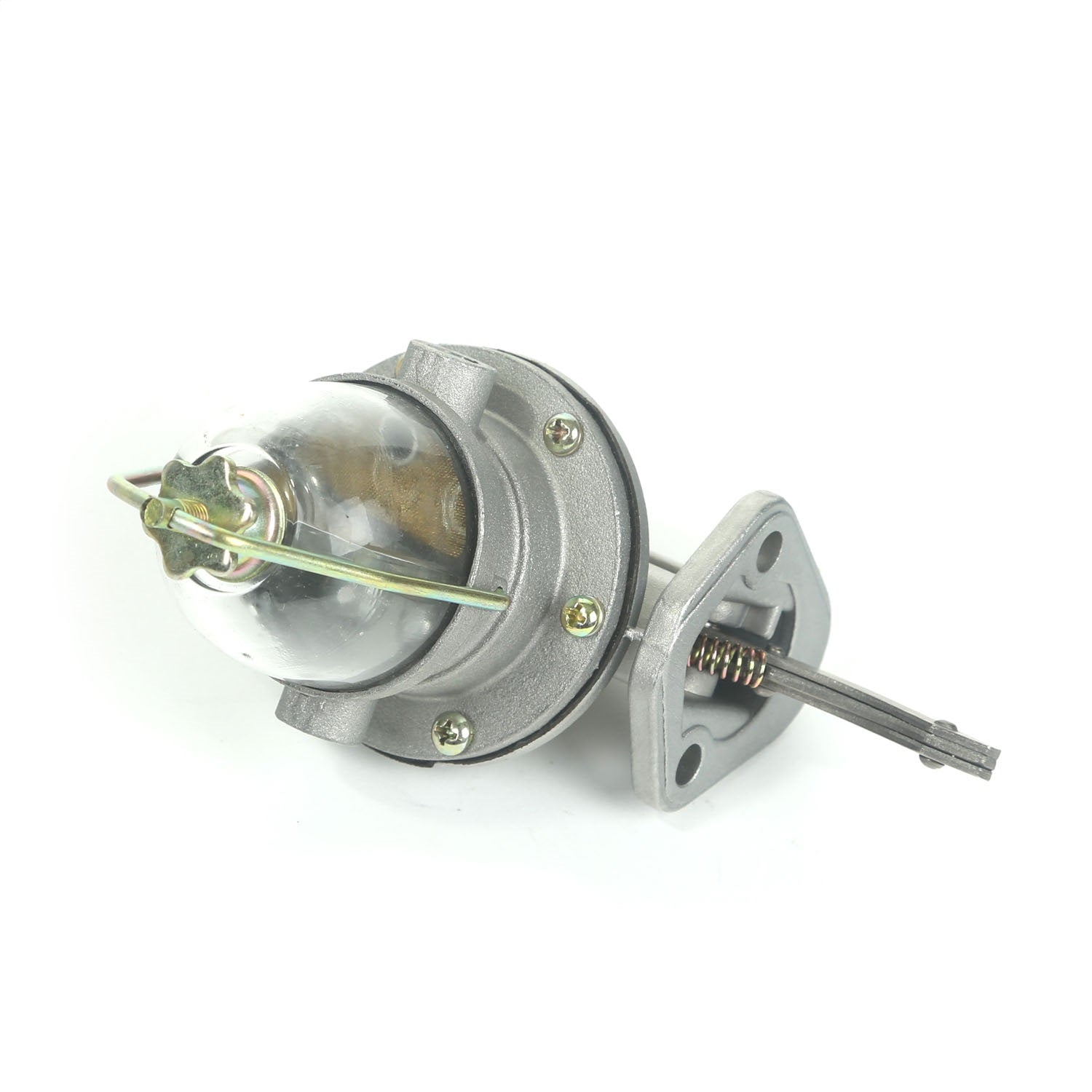 Fuel Pump Mechanical Glass Bowl w/o Vacuum Wipers Fits Willys L-Head And F-Head 134 Ci Engines On 41-45 MB/GPW, 46-49 CJ2A, 49-53 CJ3A OMIX