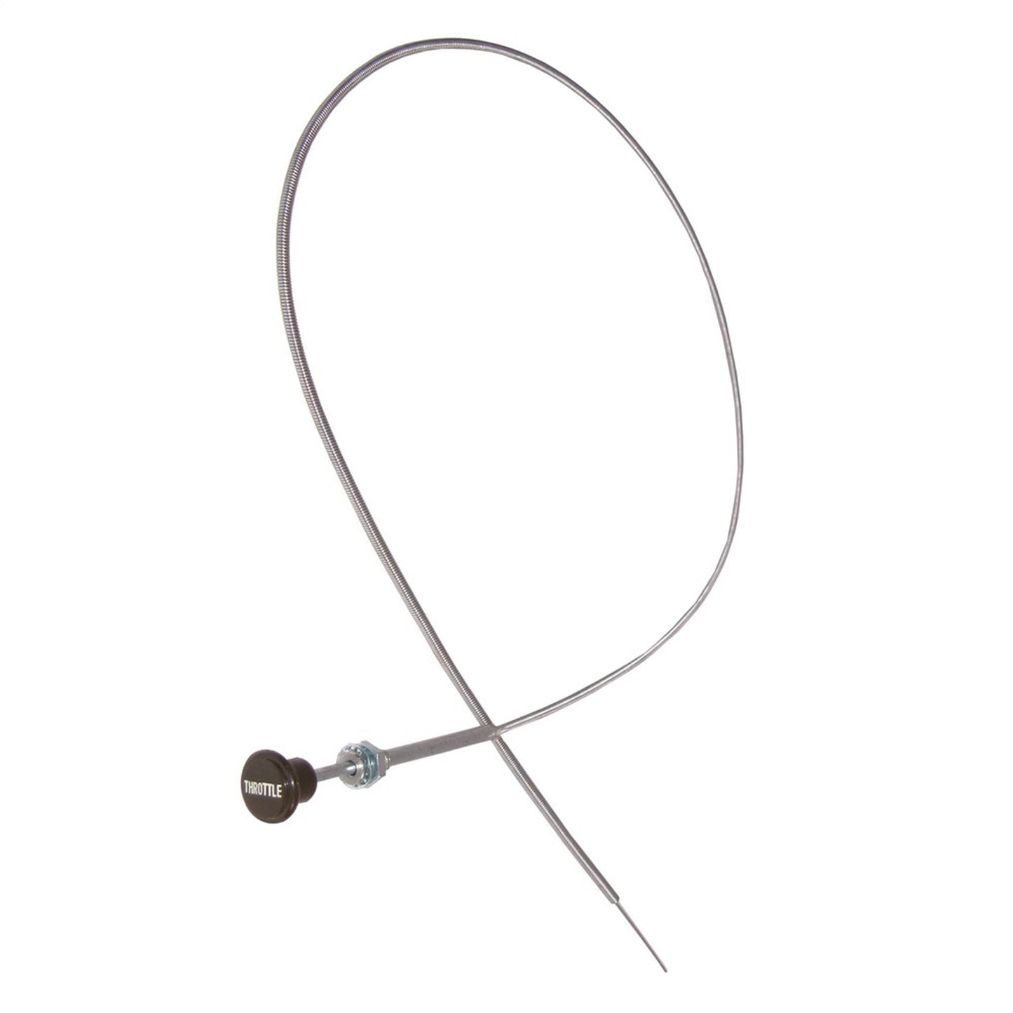 Throttle Cable Black Knob 1945-1949 CJ2A 1949-1953 CJ3A 1953-1964 CJ3B And 1955-1966 CJ5/CJ6 OMIX