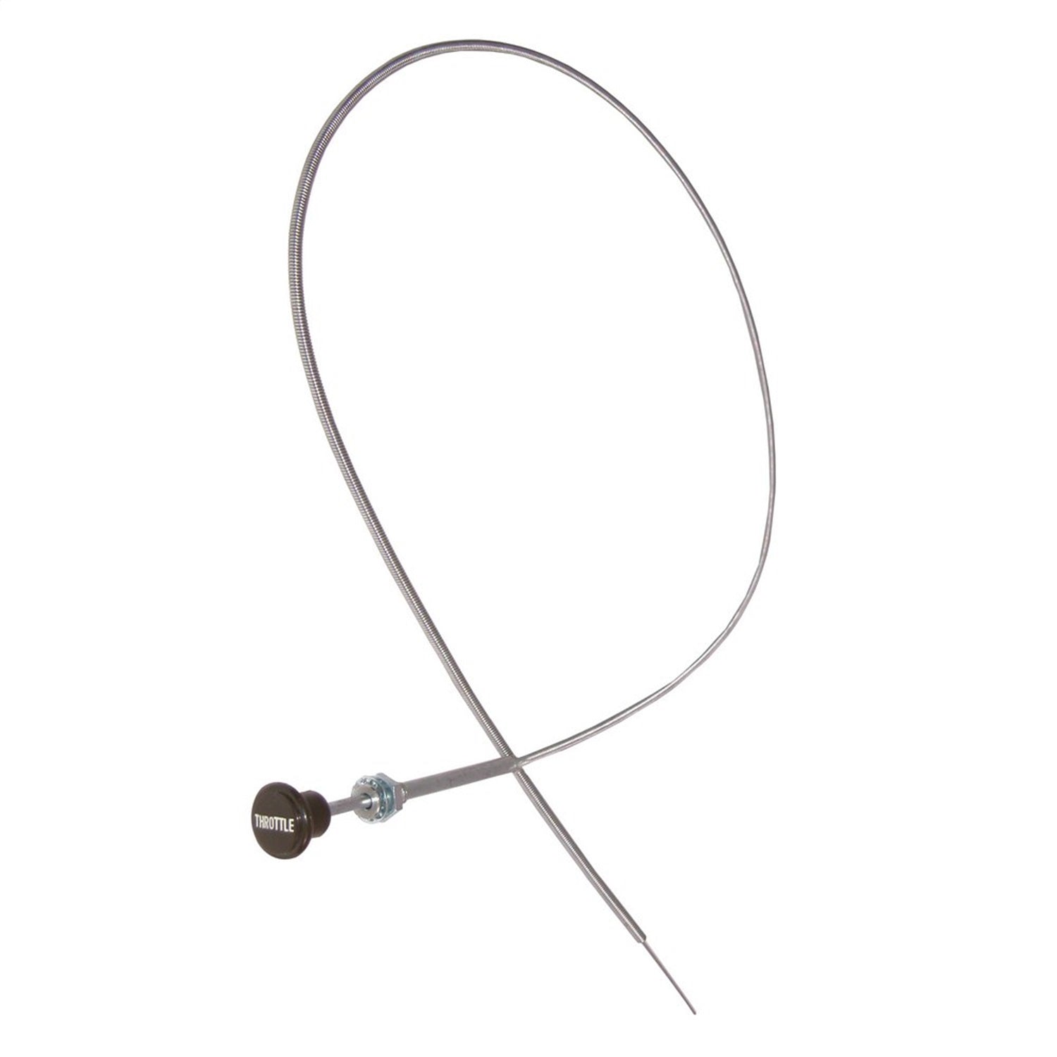 Throttle Cable Black Knob 1945-1949 CJ2A 1949-1953 CJ3A 1953-1964 CJ3B And 1955-1966 CJ5/CJ6 OMIX