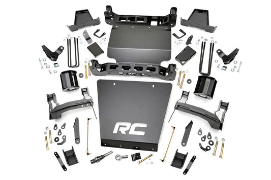Rough Country 7 Inch GMC Suspension Lift Kit 14-18 Sierra 1500 Denal 4WD w/MagneRide Steel Rough Country