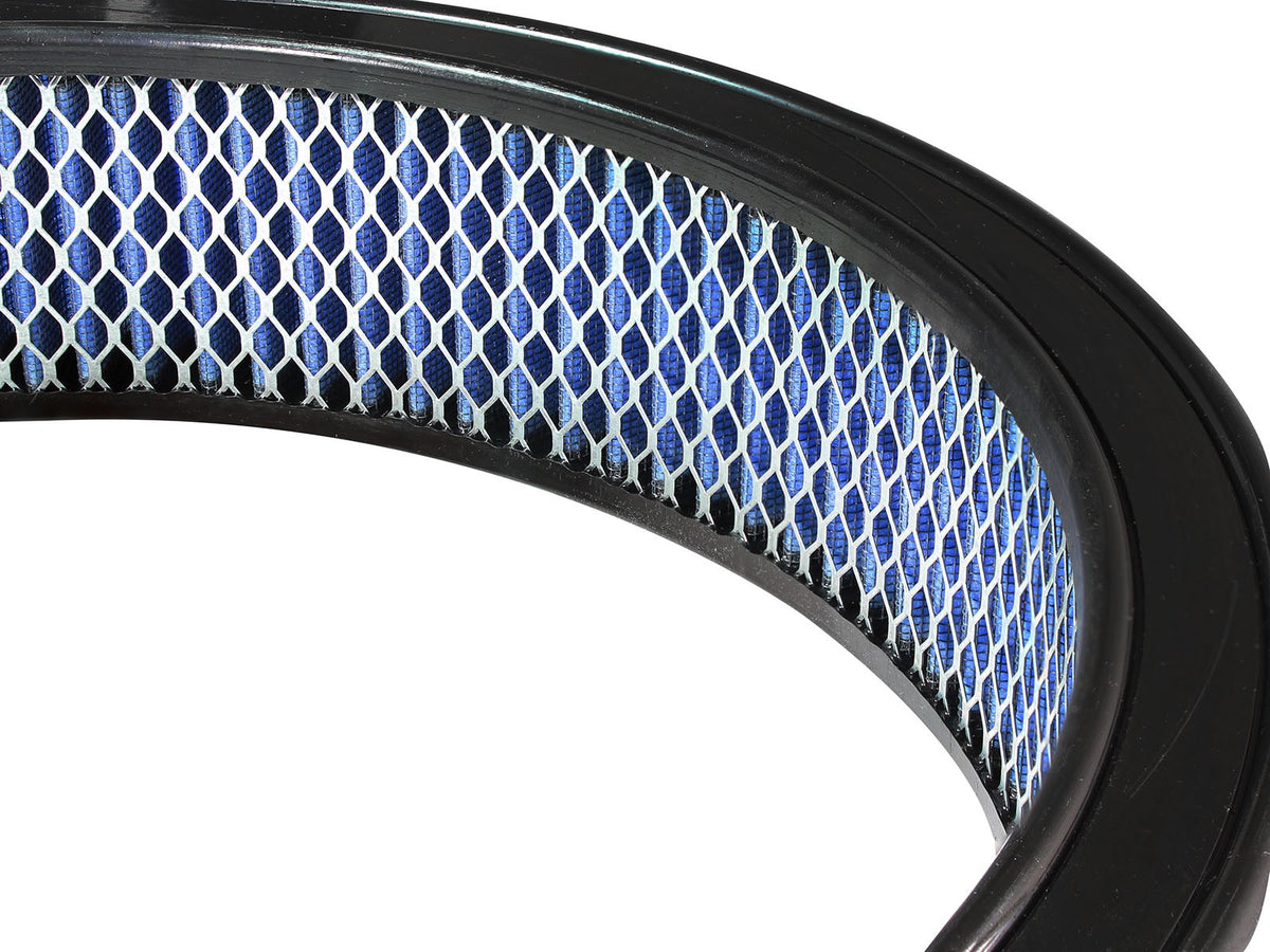 Magnum Flow Round Racing Air Filter w/ Pro 5R Media 14 Inch OD x 12 Inch ID x 3 Inch H w/ Expanded Metal Blue aFe Power-2