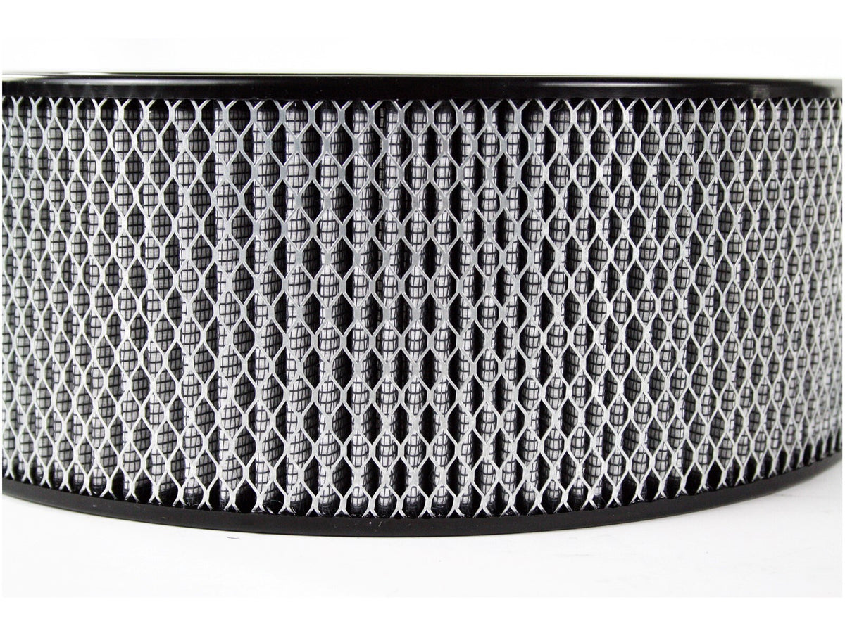 Magnum Flow Round Racing Air Filter w/ Pro Dry S Media 14 Inch OD x 11 Inch ID x 5 Inch H w/ Expanded Metal aFe Power-2