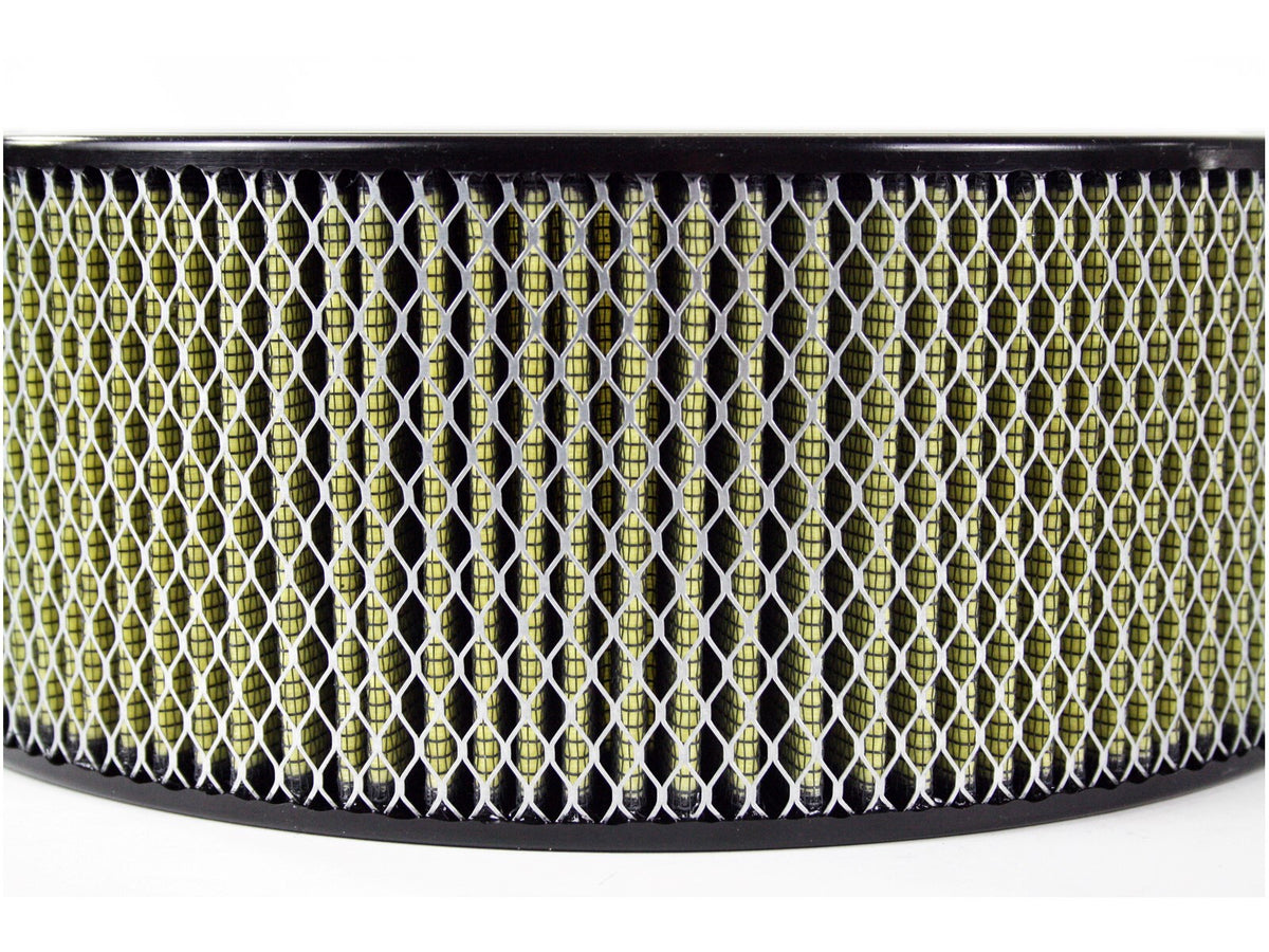 Magnum Flow Round Racing Air Filter w/ Pro Guard 7 Media 14 Inch OD x 11 Inch ID x 5 Inch H w/ Expanded Metal aFe Power-2