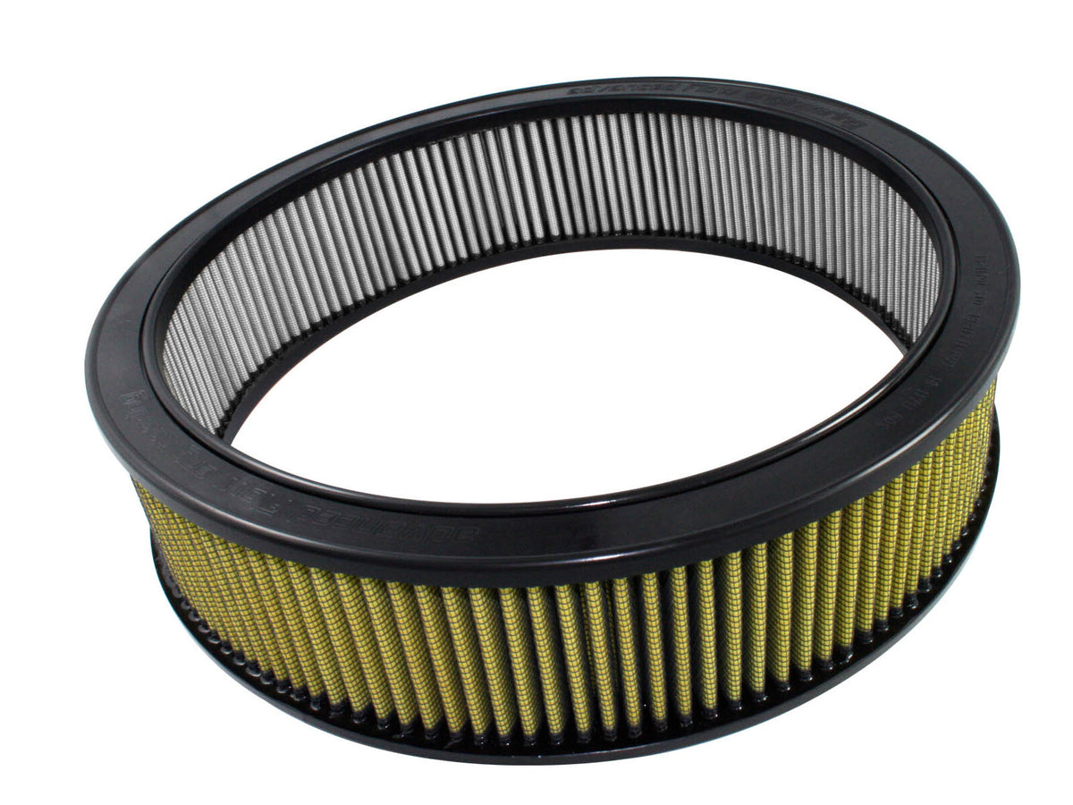 Magnum Flow Round Racing Air Filter w/ Pro Guard 7 Media 17 Inch OD x 14-1/2 Inch ID x 4 Inch H aFe Power