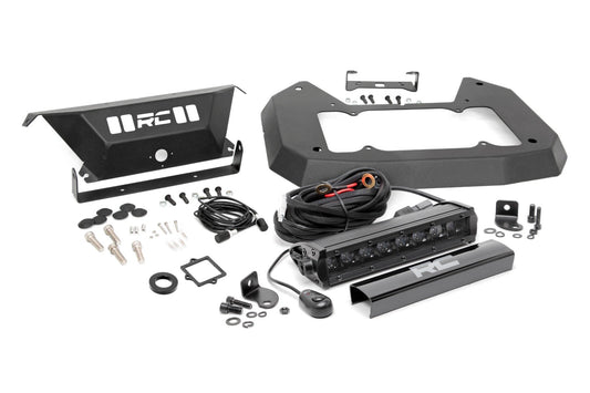Spare Tire Carrier Delete | 8 Inch BLK Ser LED | Jeep Wrangler JL (18-24) Rough Country