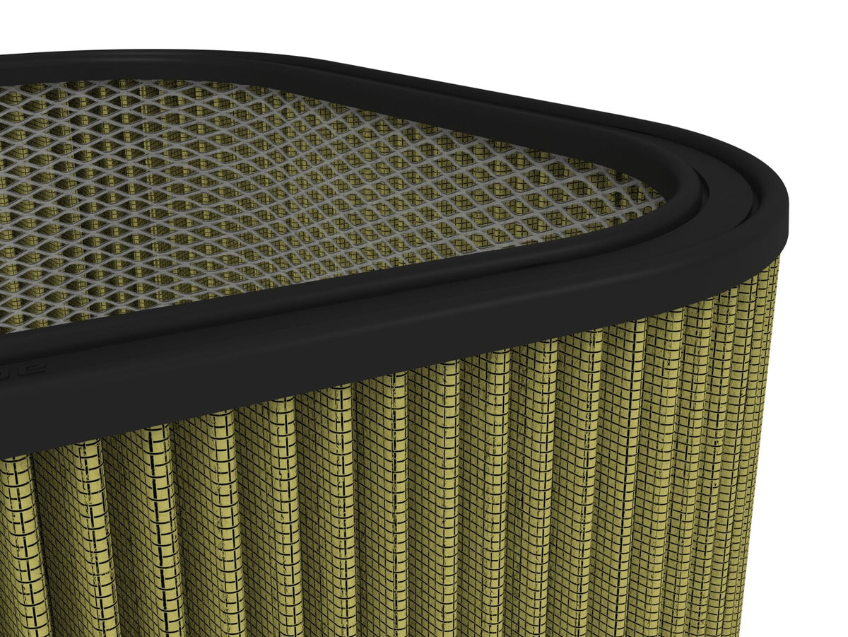 Magnum Flow Round Racing Air Filter w/ Pro Guard 7 Media 20-3/4 Inch L x 14-1/4 Inch W x 6 Inch H w/ Expanded Metal aFe Power-2