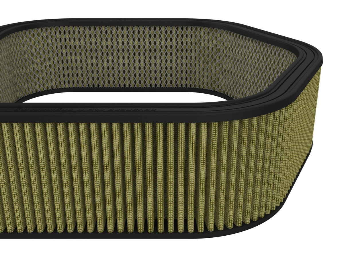 Magnum Flow Round Racing Air Filter w/ Pro Guard 7 Media 20 Inch L x 20 Inch W x 5.35 Inch H w/ Expanded Metal aFe Power-1