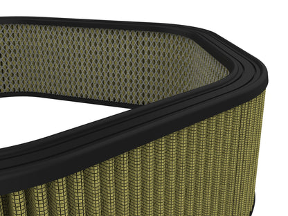 Magnum Flow Round Racing Air Filter w/ Pro Guard 7 Media 20 Inch L x 20 Inch W x 5.35 Inch H w/ Expanded Metal aFe Power-2