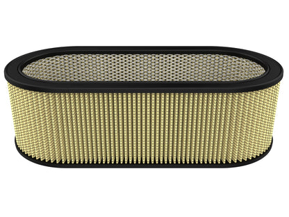 Magnum Flow Round Racing Air Filter w/ Pro Guard 7 Media 18-1/8 Inch L x 7-1/4 Inch W x 6 Inch H w/ Expanded Metal aFe Power