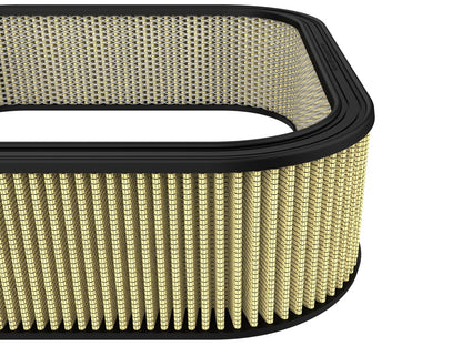 Magnum Flow Round Racing Air Filter w/ Pro Guard 7 Media 20.6 Inch L x 20.6 Inch W x 5.70 Inch H w/ Expanded Metal aFe Power-1