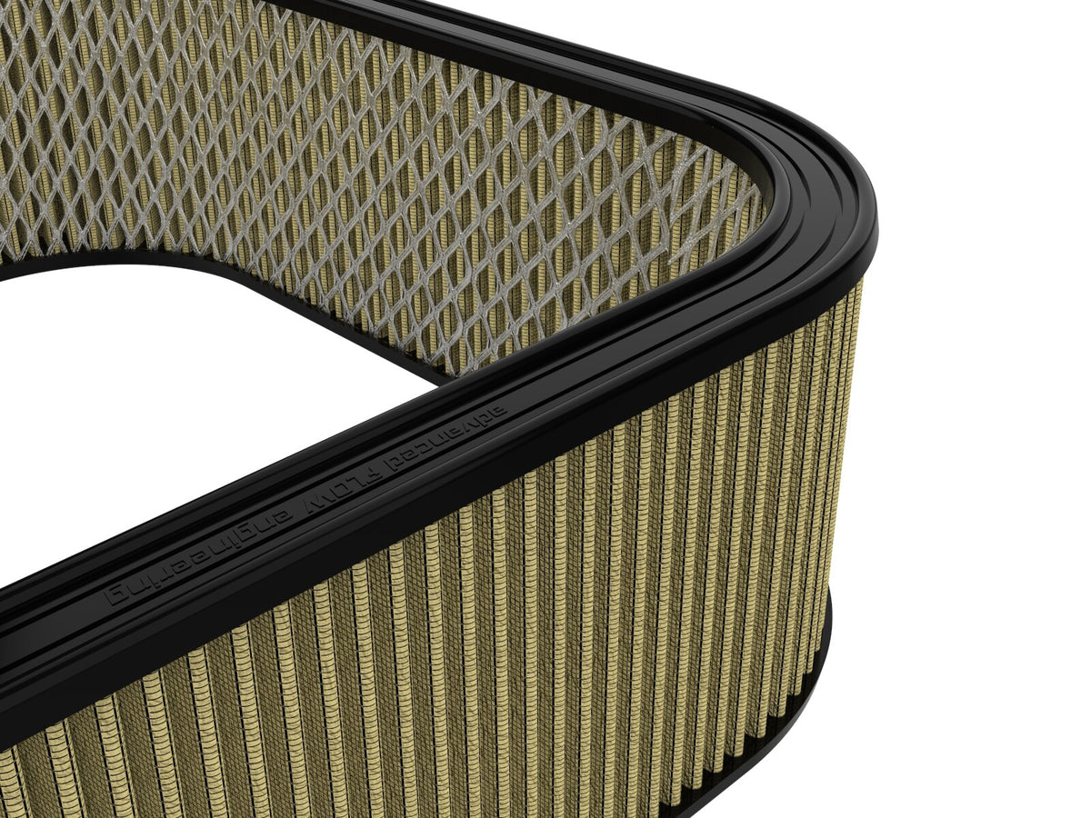Magnum Flow Round Racing Air Filter w/ Pro Guard 7 Media 20.6 Inch L x 20.6 Inch W x 5.70 Inch H w/ Expanded Metal aFe Power-2