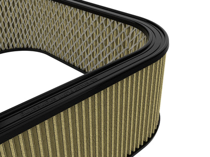 Magnum Flow Round Racing Air Filter w/ Pro Guard 7 Media 20.6 Inch L x 20.6 Inch W x 5.70 Inch H w/ Expanded Metal aFe Power-2
