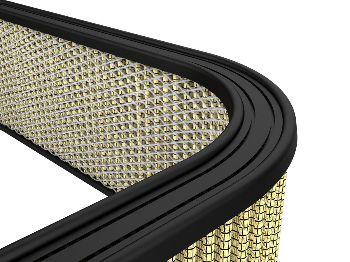 Magnum Flow Round Racing Air Filter w/ Pro Guard 7 Media 20.6 Inch L x 20.6 Inch W x 5.70 Inch H w/ Expanded Metal aFe Power-3