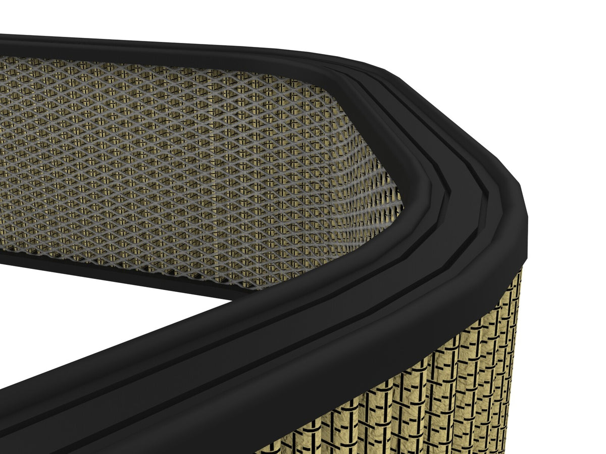 Magnum Flow Round Racing Air Filter w/ Pro Guard 7 Media 20 Inch L x 20 Inch W x 5.82 Inch H w/ Expanded Metal aFe Power-2