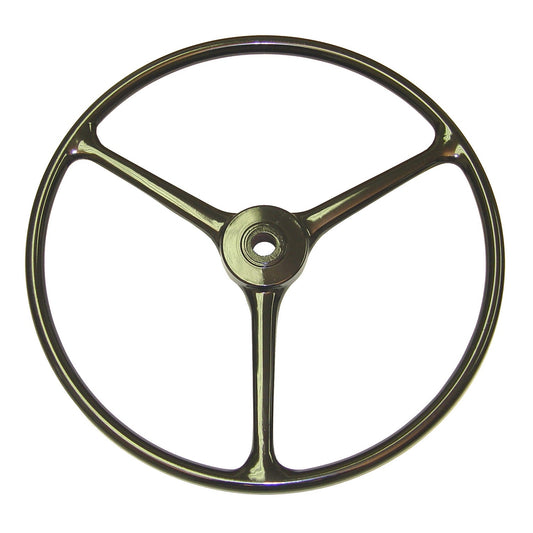 Steering Wheel 3-Spoke Black 1946-1949 CJ2A 1949-1953 CJ3A 1953-1964 CJ3B 1950-1952 M38 1952-1957 M38A1 OMIX