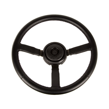 Steering Wheel Sport Leather Black Fits Various Jeep Cherokee XJ And Wrangler YJ OMIX