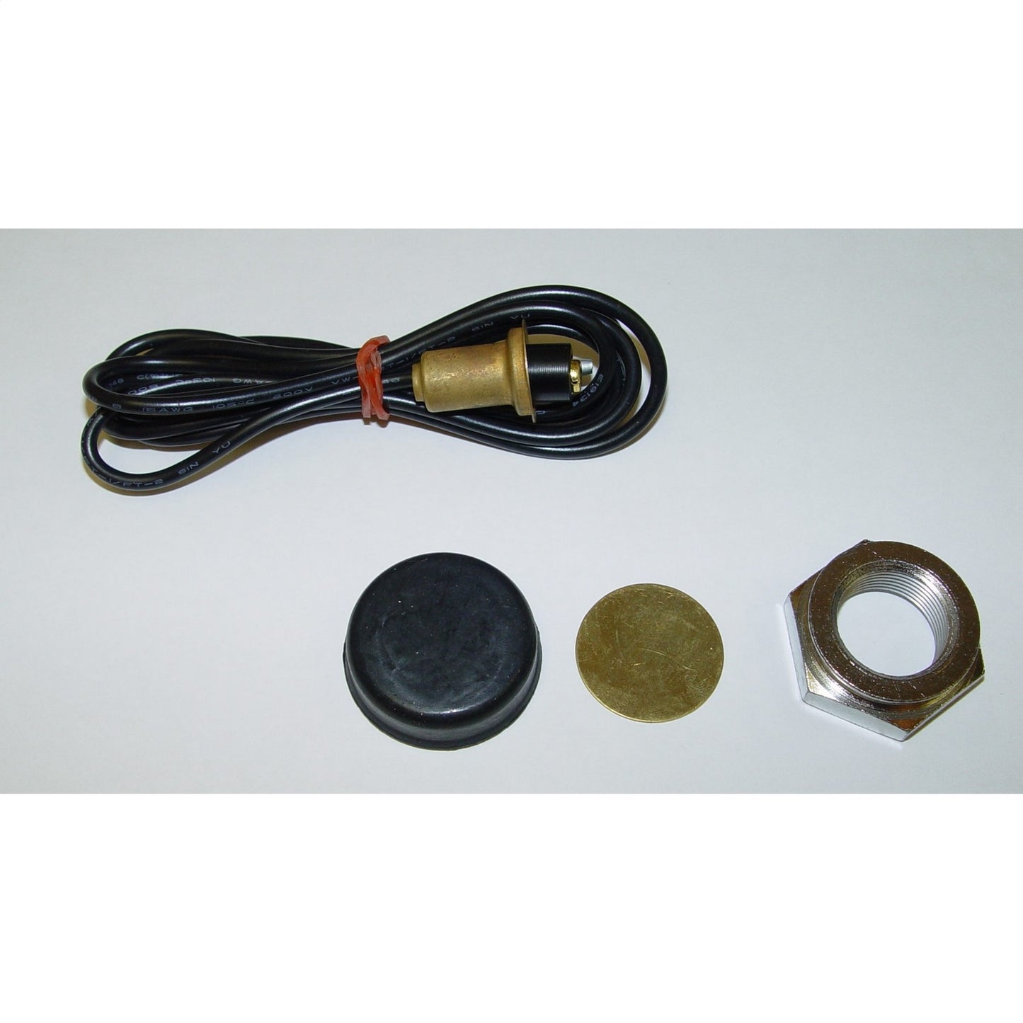 Horn Button w/Nut And Wiring Black 1946-1953 CJ3A 1953-1964 CJ3B 1955-1962 CJ5 / CJ6 OMIX