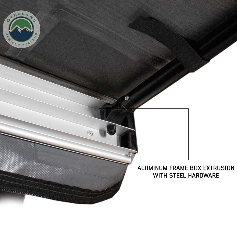 Overland Vehicle Systems Nomadic Awning 4.5 The Perfect 4.5 Awning with Black Cover Overland Vehicle Systems