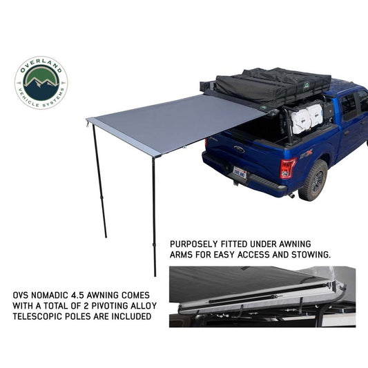 Nomadic Awning 4.5 The Perfect 4.5 Awning with Black Cover Overland Vehicle Systems-1