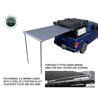 Nomadic Awning 4.5 The Perfect 4.5 Awning with Black Cover Overland Vehicle Systems-1