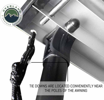 Nomadic Awning 2.0 - 6.5' with Black Cover Overland Vehicle Systems-3