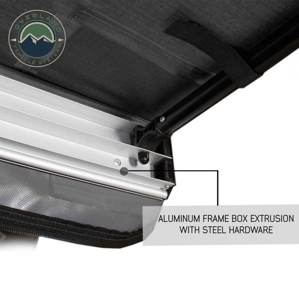 Nomadic Awning 2.0 - 6.5' with Black Cover Overland Vehicle Systems-5