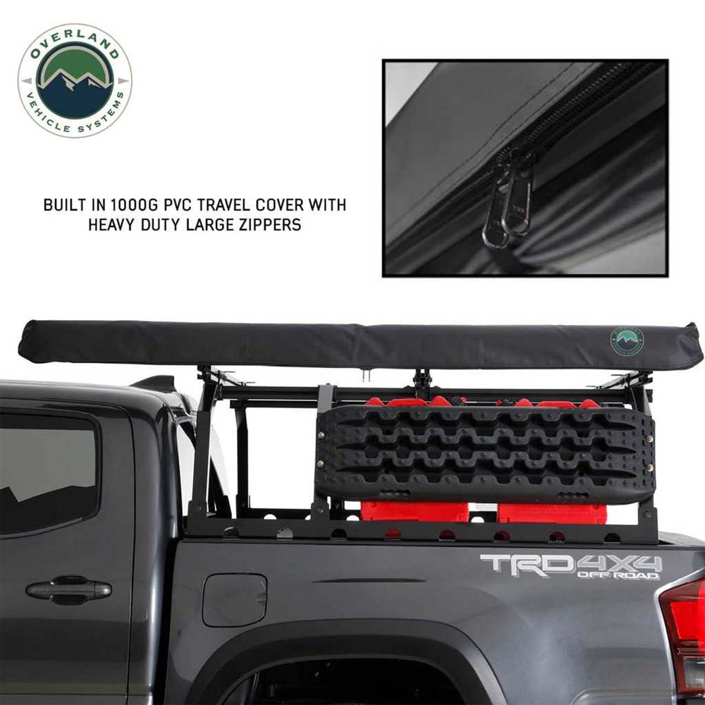 Nomadic Awning 2.0 - 6.5' with Black Cover Overland Vehicle Systems-8