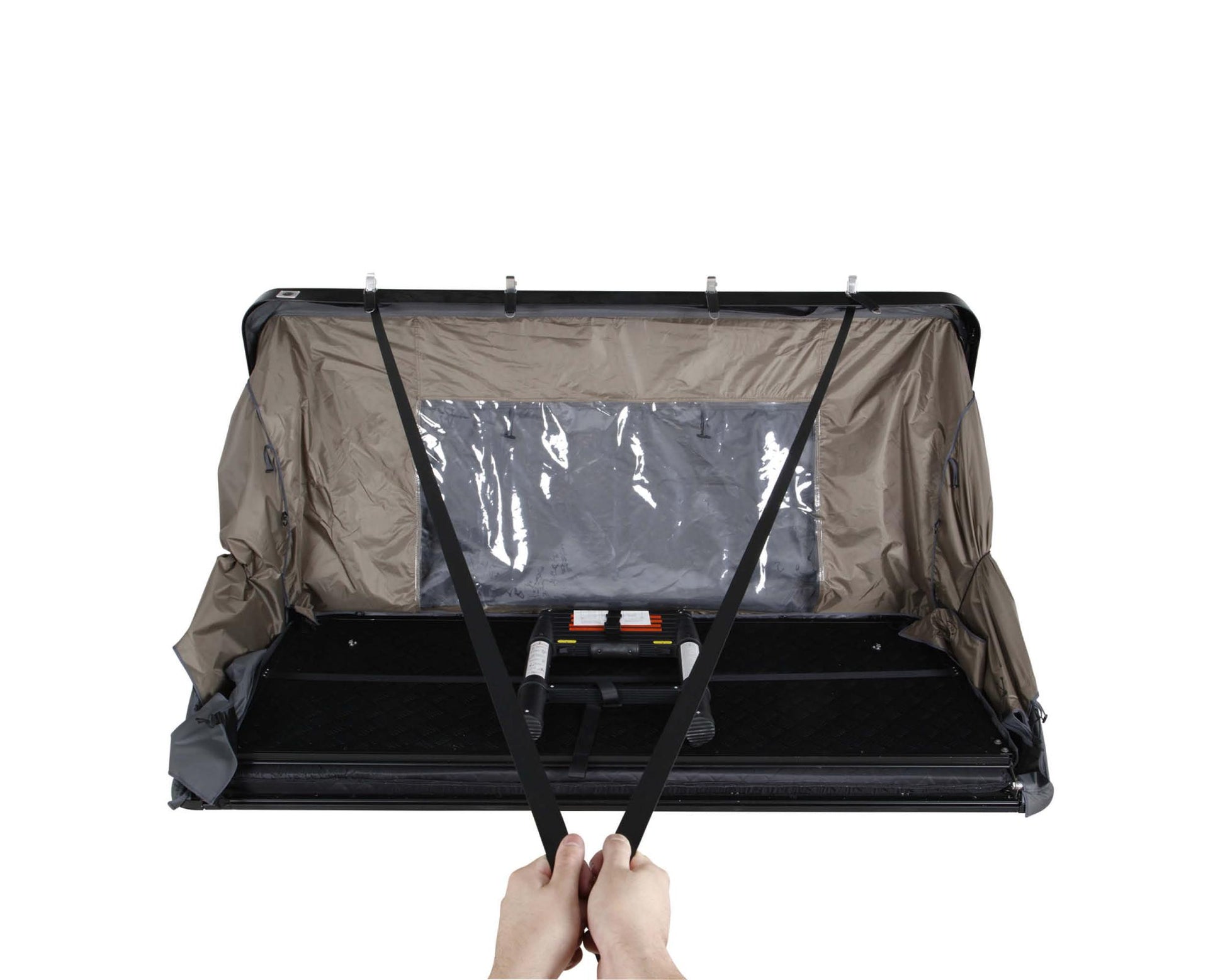 Overland Vehicle Systems 18089901 Bushveld hard shell roof top tent Overland Vehicle Systems