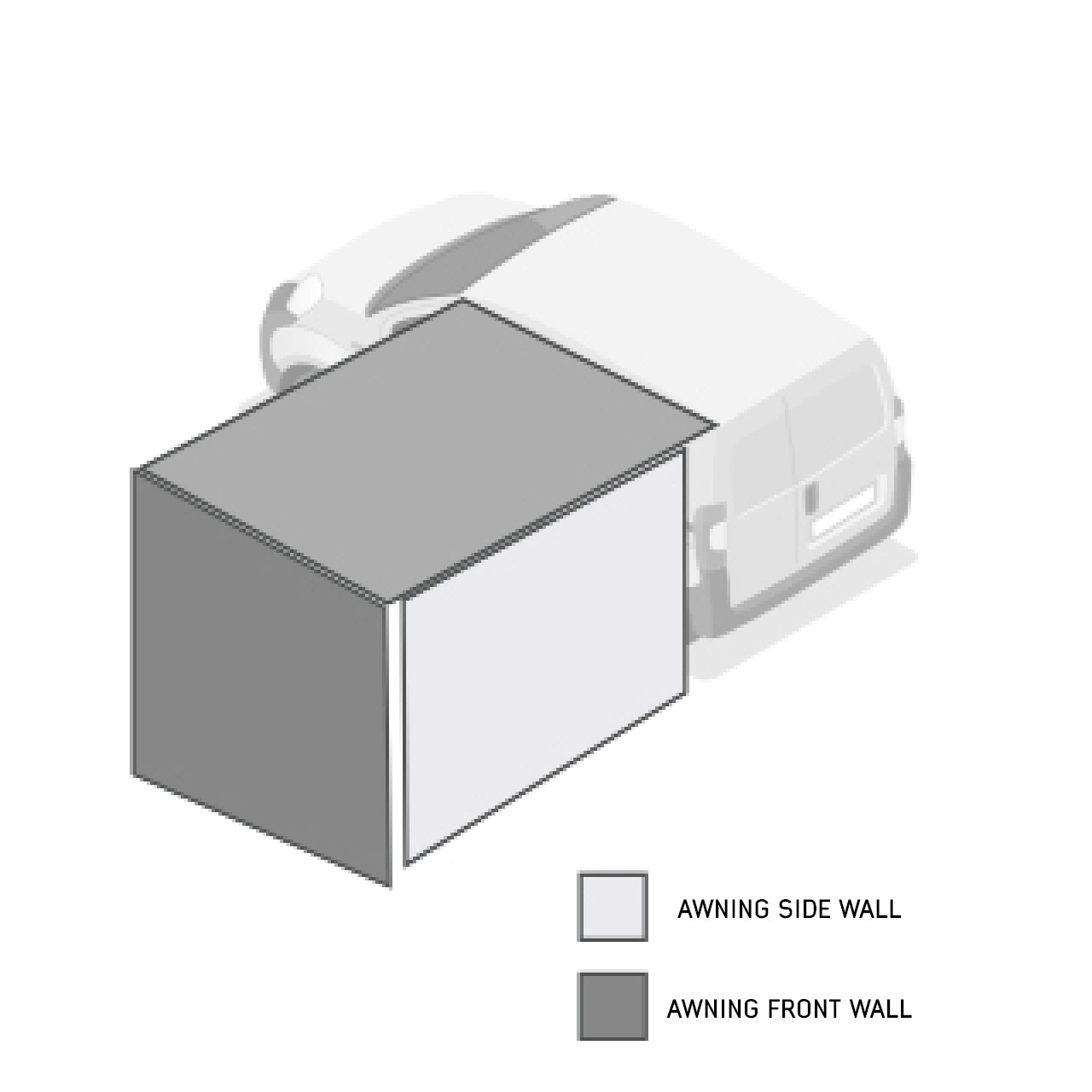 Nomadic 6.5 Awning Side Shade Wall Overland Vehicle Systems-6