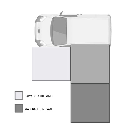 Nomadic 6.5 Awning Side Shade Wall Overland Vehicle Systems-7