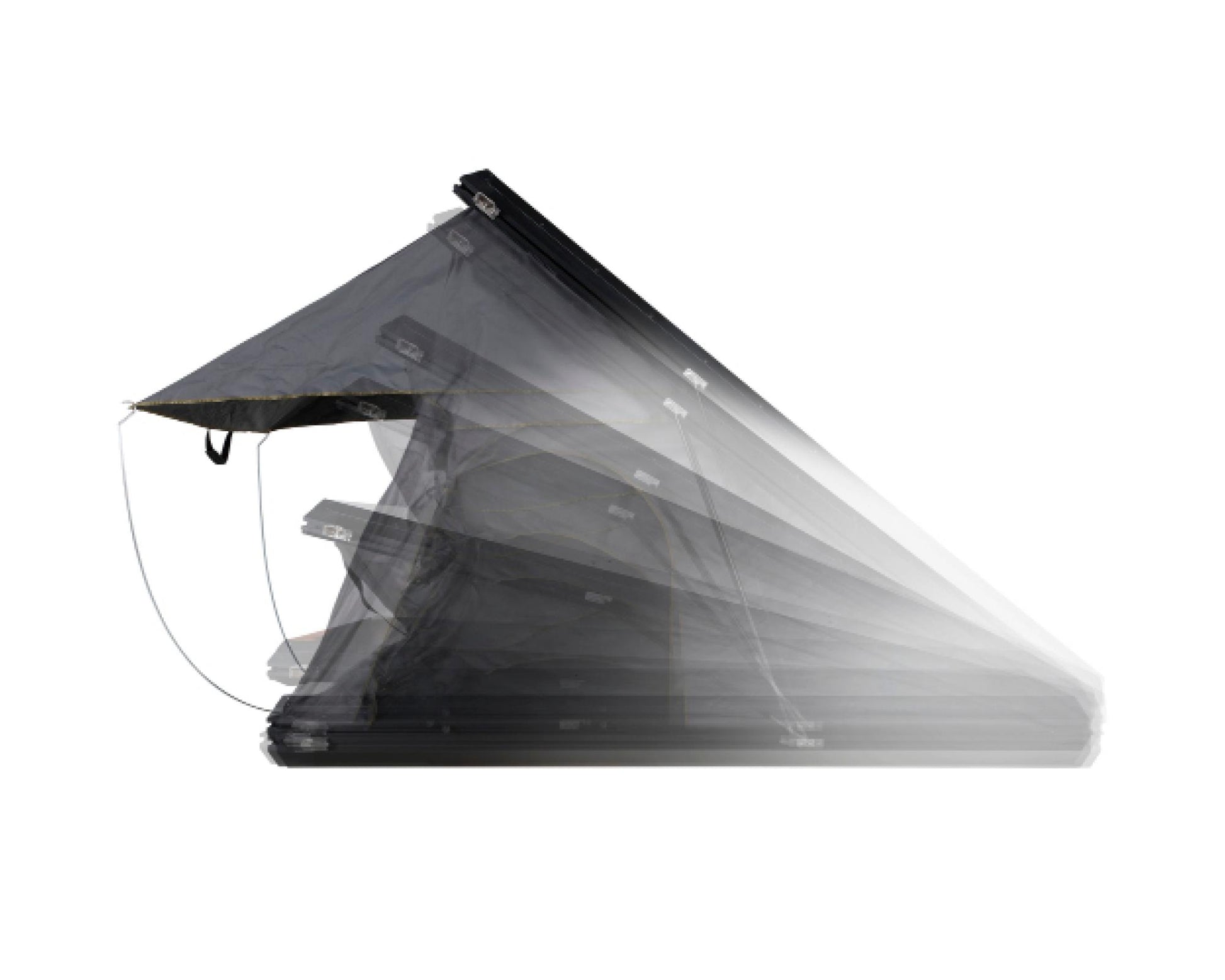 Overland Vehicle Systems 18099901 Mamba 3 Roof Top Tent - Clam Shell Roof Top Tent Overland Vehicle Systems