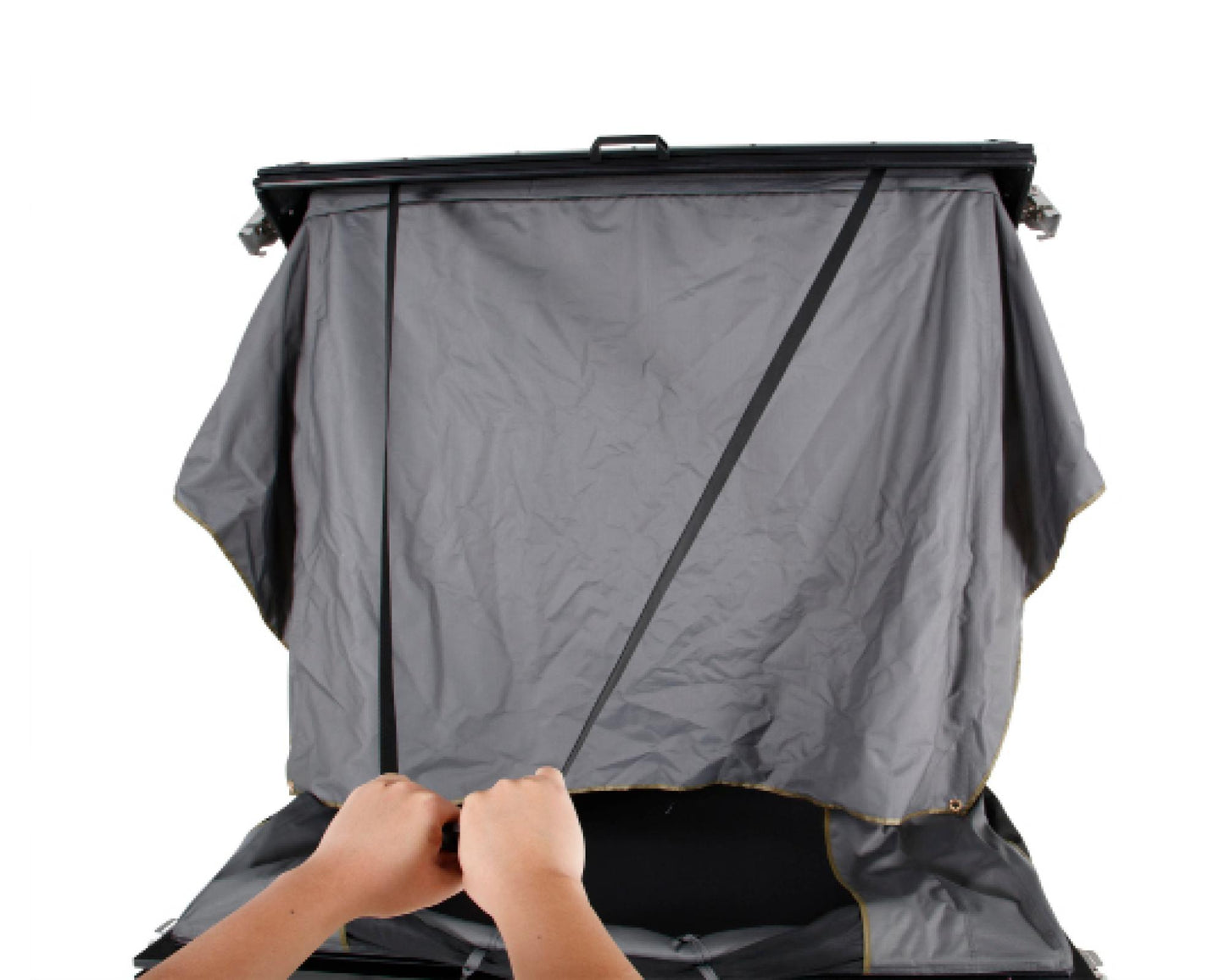 Overland Vehicle Systems 18099901 Mamba 3 Roof Top Tent - Clam Shell Roof Top Tent Overland Vehicle Systems