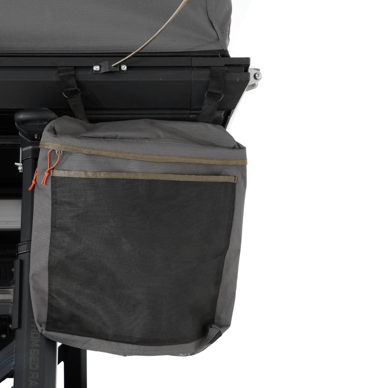 Overland Vehicle Systems Aluminum Clam Shell Roof Top Tent Sidewinder Side Opening Overland Vehicle Systems