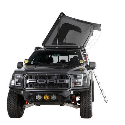 Aluminum Clam Shell Roof Top Tent Sidewinder Side Opening Overland Vehicle Systems-6