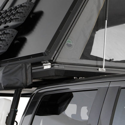 Aluminum Clam Shell Roof Top Tent Sidewinder Side Opening Overland Vehicle Systems-13