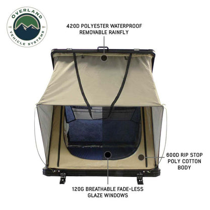 LD TMON Clamshell Aluminum Hard Shell Roof Top Tent Overland Vehicle Systems-2