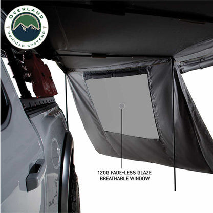 Nomadic Awning 180 Degree Side Wall with Window Overland Vehicle Systems-1