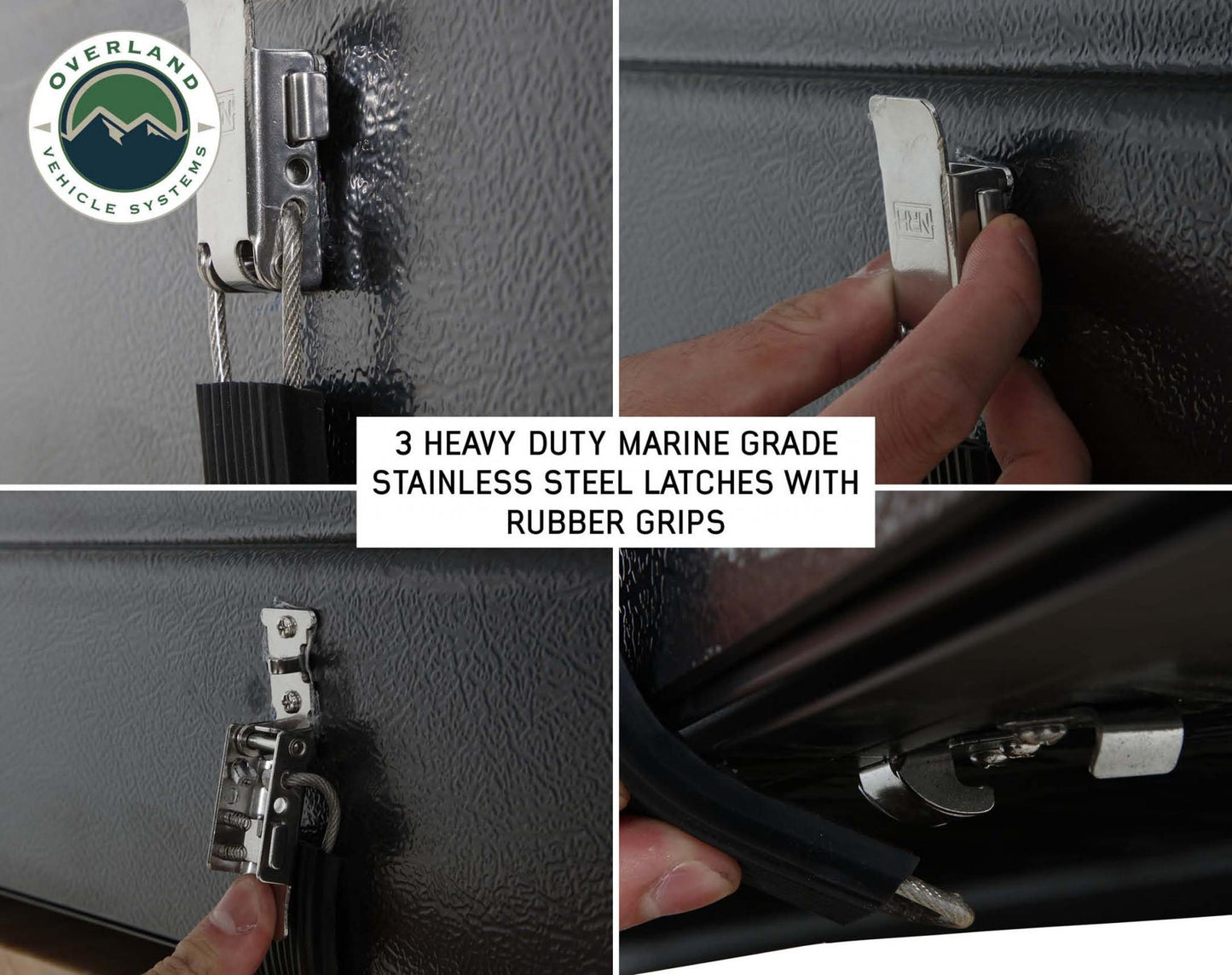 Overland Vehicle Systems Best Hard Shell Rooftop Tent 18189901 Bushveld II Overland Vehicle Systems