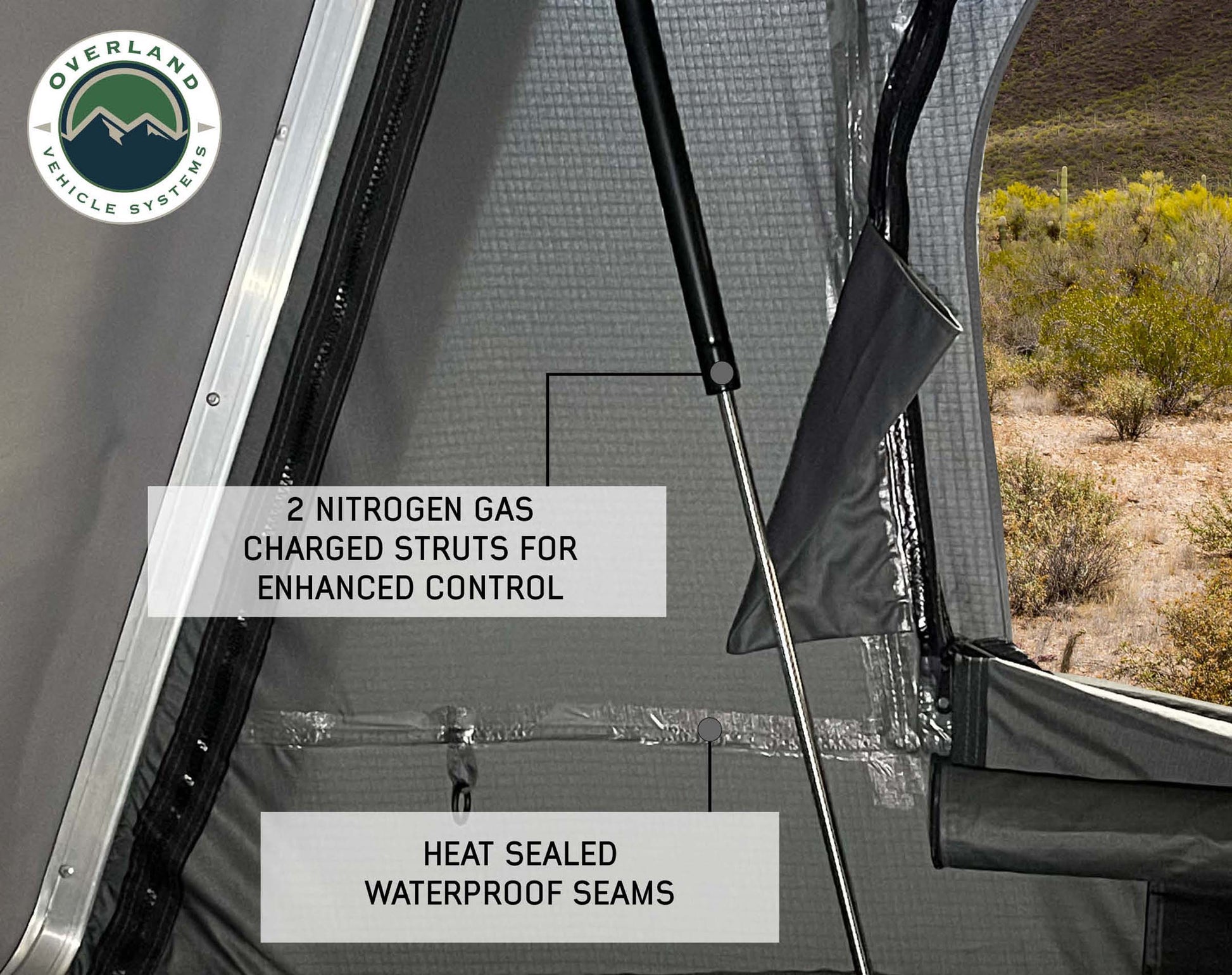 Best Hard Shell Rooftop Tent 18189901 Bushveld II Overland Vehicle Systems-7