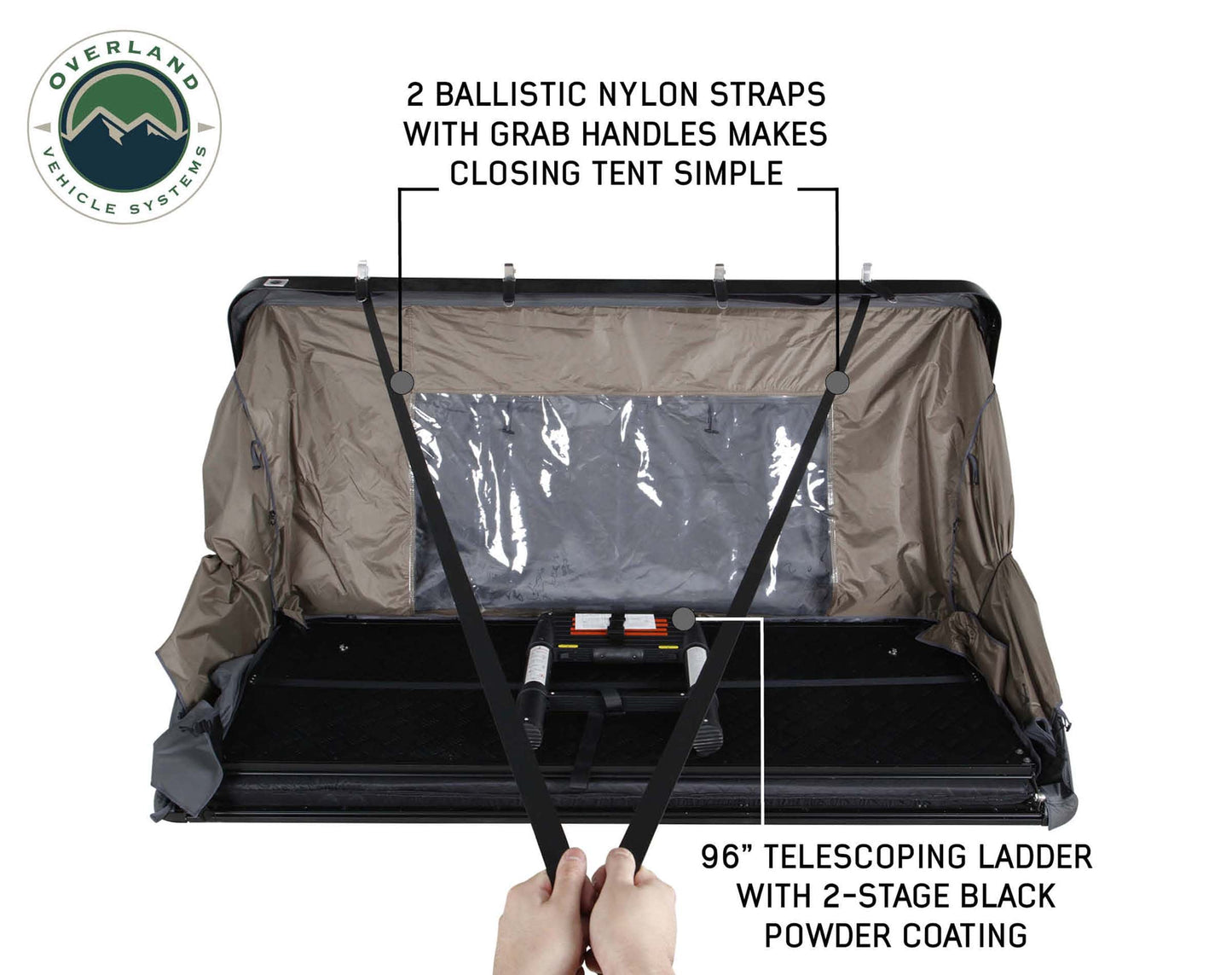 Best Hard Shell Rooftop Tent 18189901 Bushveld II Overland Vehicle Systems-10