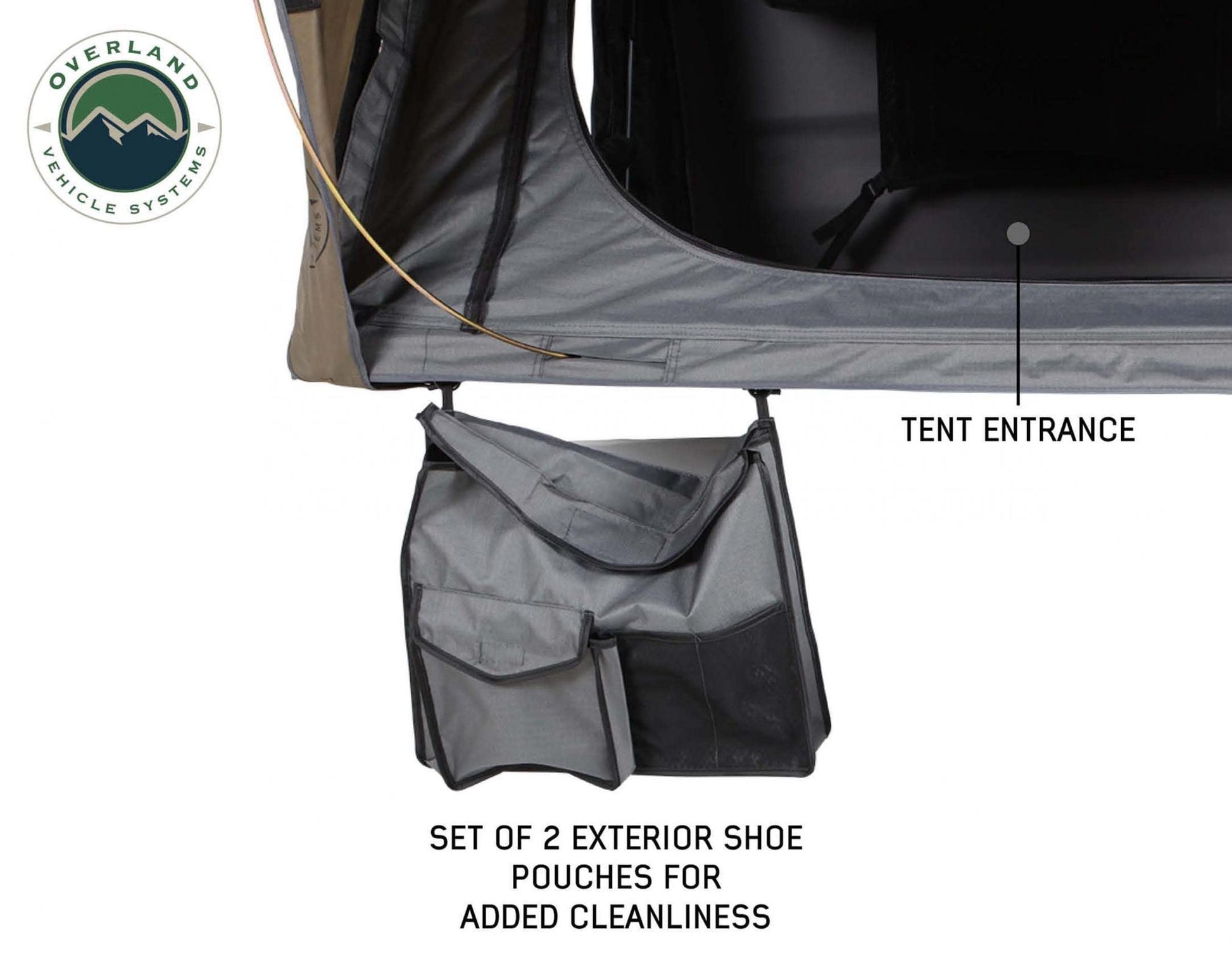 Overland Vehicle Systems Best Hard Shell Rooftop Tent 18189901 Bushveld II Overland Vehicle Systems